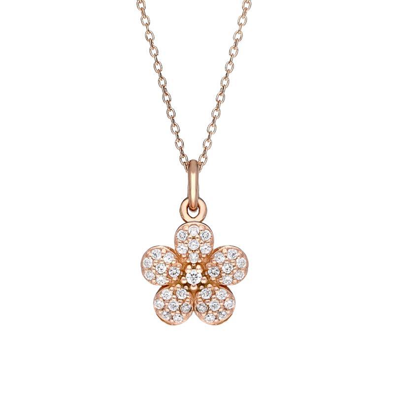 Small cheap flower necklace