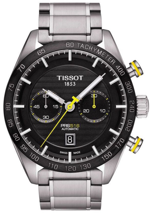 Tissot Watch PRS516 Automatic Chronograph D T1004271105100 C W Sellors Luxury Watches