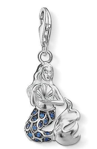 Sterling silver mermaid charm store