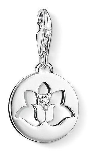 Thomas Sabo Charm Club Sterling Silver Lotus Flower Charm D 1301 051 14 C W Sellors Fine Jewellery