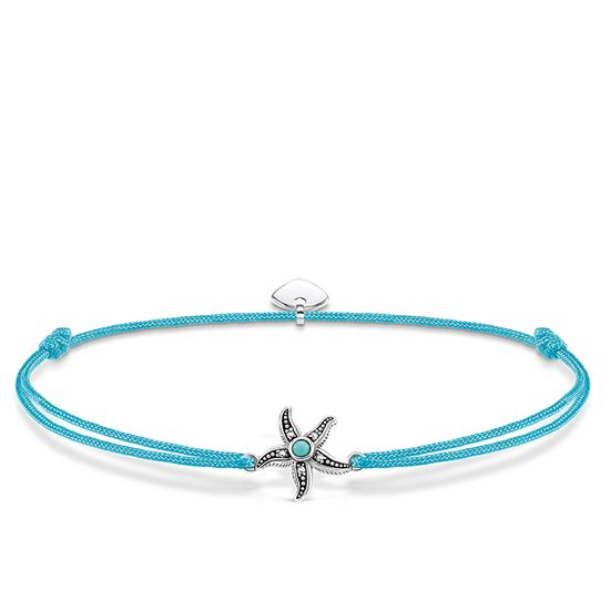 Thomas Sabo Little Secrets Sterling Silver Blue Starfish Bracelet LS021 378 31 L20V C W Sellors Fine Jewellery