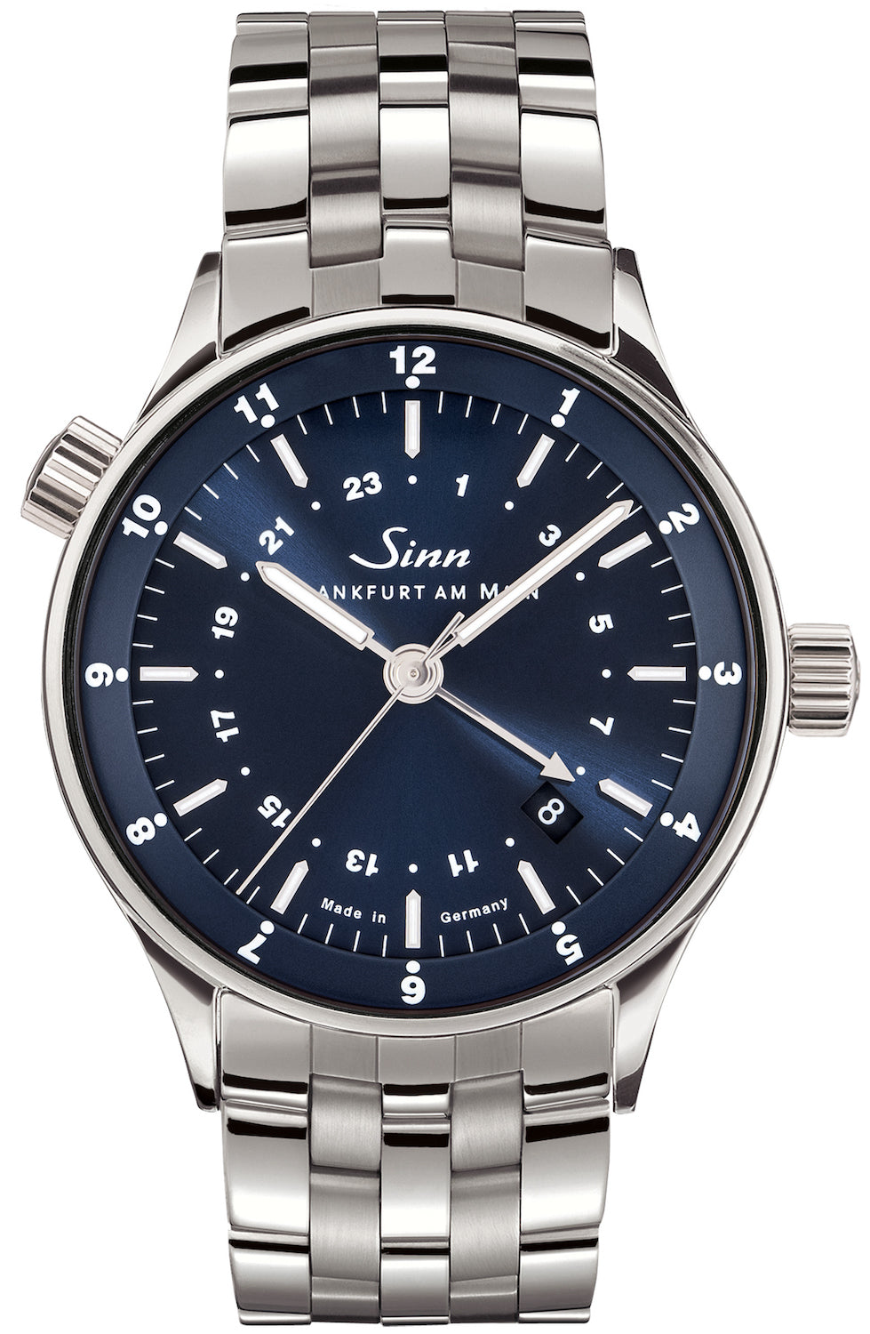 Sinn 6060 B 24h UTC Frankfurt World Time Watch C W