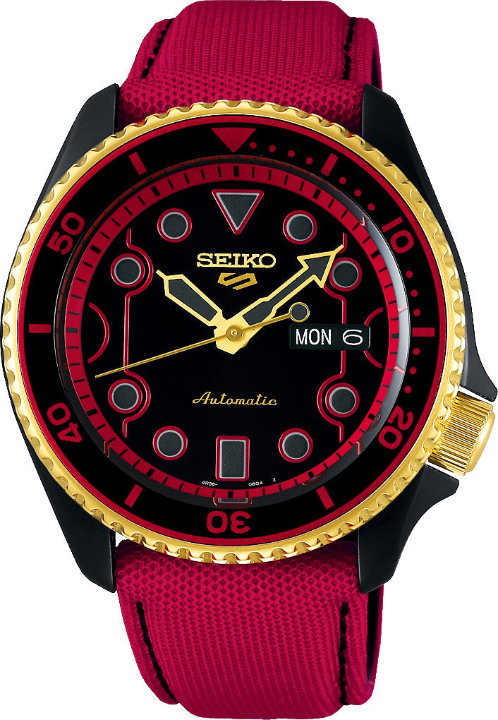 Seiko Watch 5 Sport Street Fighter Ken Limited Edition D SRPF20K1 C W Sellors Luxury Watches