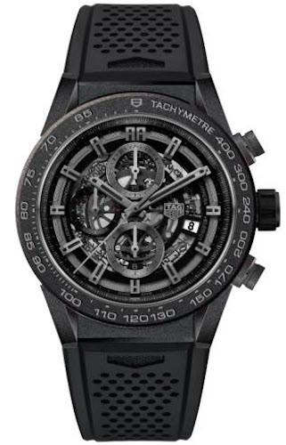 TAG Heuer Watch Carrera Calibre Heuer 01 Full Ceramic CAR2A91.FT6071 C W Sellors Luxury Watches