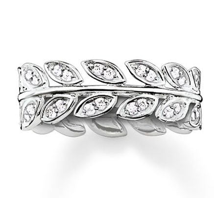 Thomas Sabo Ring Glam Soul Fairy Twines Silver D TR2016 051 14 C W Sellors Fine Jewellery