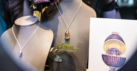 Unboxing the STUNNING Faberge C W Sellors Collaborative Blue John Pendant