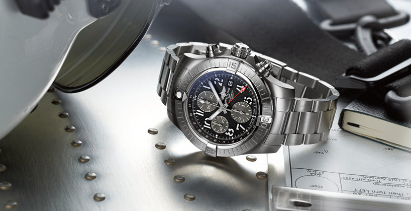 Back in Black: The Breitling Avenger Chronograph GMT 45 Black Dial Watch