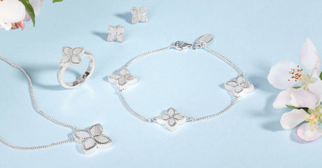 Luck, Lustre and Lucid – The C W Sellors Bloom Collection in Mother of Pearl