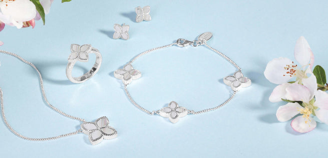 Luck, Lustre and Lucid – The C W Sellors Bloom Collection in Mother of Pearl
