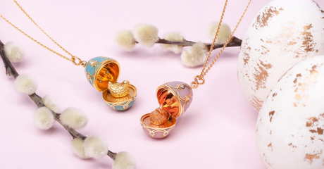 Celebrating Easter With Fabergé Egg Pendants & Lockets at C W Sellors