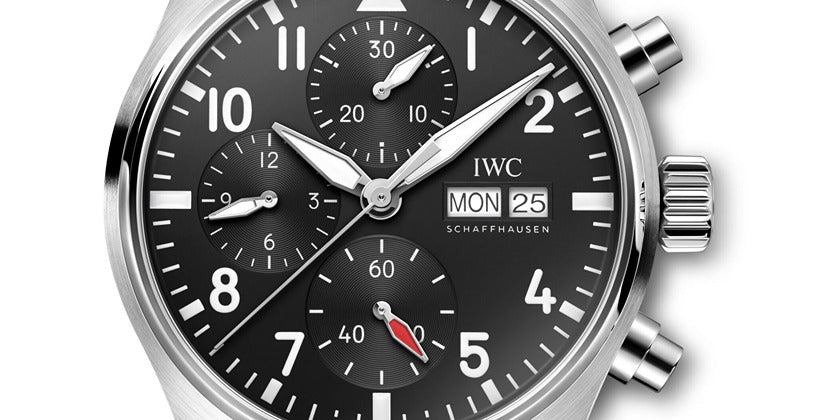 IWC Adds Black Dial to its Pilot’s Chronograph 41 Watch