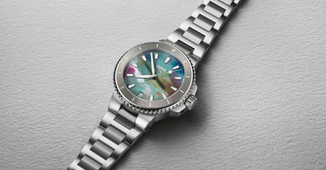 New Oris Up-cycle featuring a variety of different colours on the dial 
