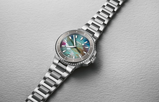 New Oris Up-cycle featuring a variety of different colours on the dial 