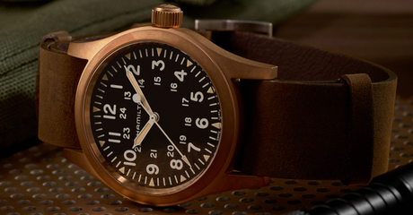 Hamilton Unveils First Khaki Field Watch in Bronze