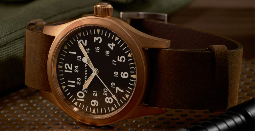 Hamilton Unveils First Khaki Field Watch in Bronze
