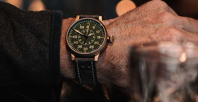 Meet the Laco Edition 97 Bronze Pilot’s Watch