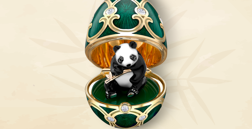 Fabergé Unveils Heritage Panda Surprise Locket for World Panda Day