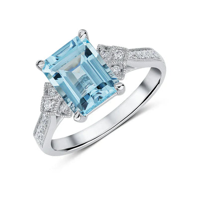 Featured Aquamarine Rings image