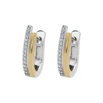 Featured Yellow Gold Diamond Earrings image