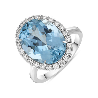 Featured Aquamarine Ring Sale image