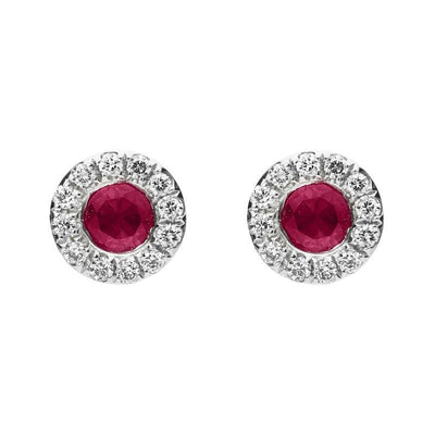 Featured Ruby Wedding Anniversary Earrings image