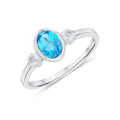 Featured Blue Topaz Ring Sale image