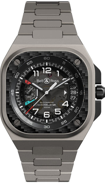 Bell &amp; Ross Watch BR-X5 Racing Bracelet Limited Edition BRX5R-RAC-TI/STI