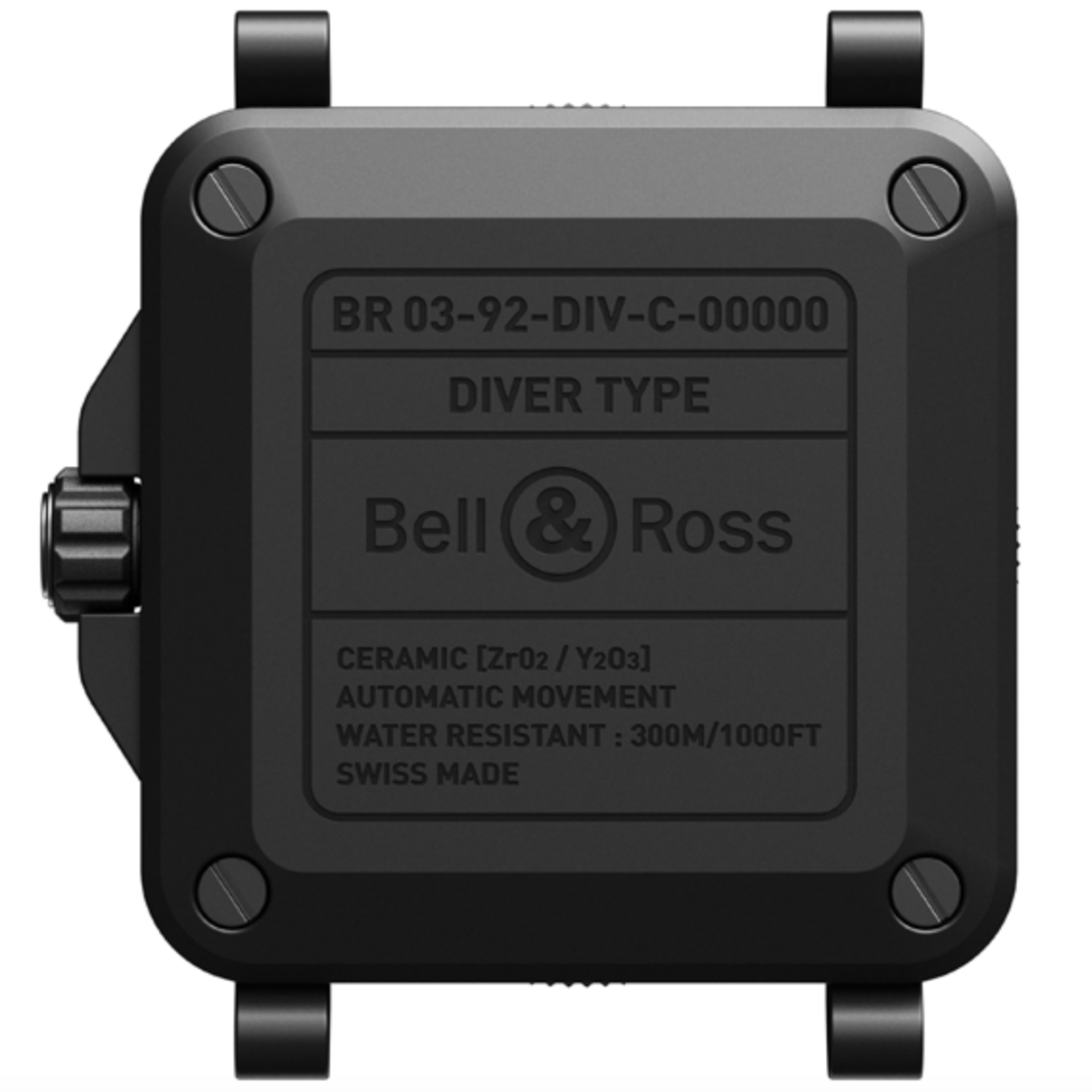 Bell Ross BR 03 92 Diver Black Ceramic BR0392 D BL CE SRB C W Sellors Fine Jewellery