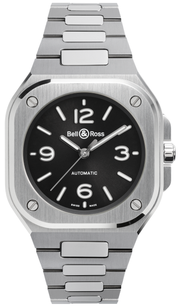Bell &amp; Ross Watch BR 05 Black 36mm BR05A-S-BL-ST/SST