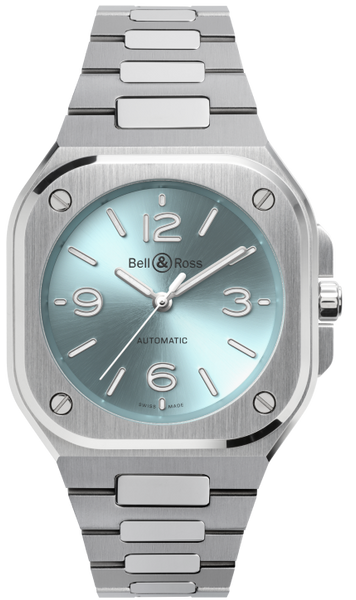 Bell &amp; Ross Watch BR 05 Ice Blue 36mm BR05A-S-BU-ST/SST