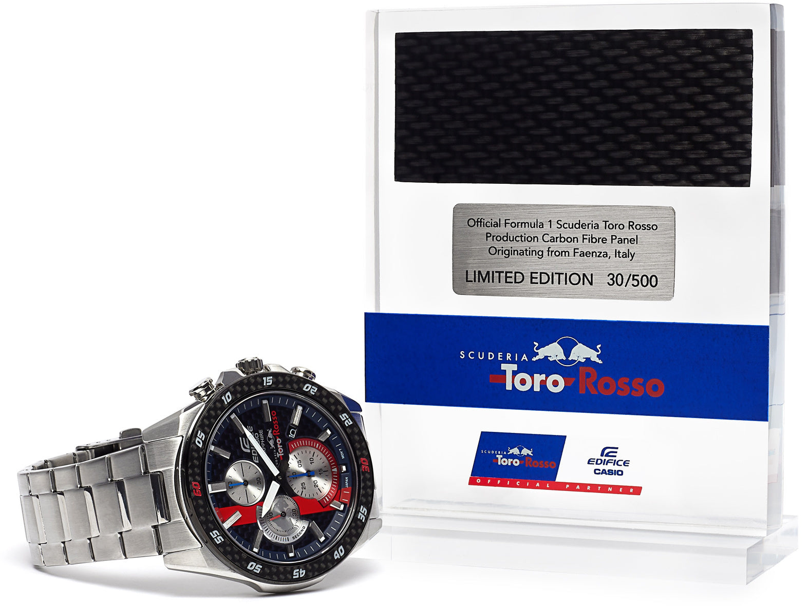 Casio Watch Edifice Scuderia Toro Rosso Limited Edition EFR 567TR 2AER C W Sellors Luxury Watches