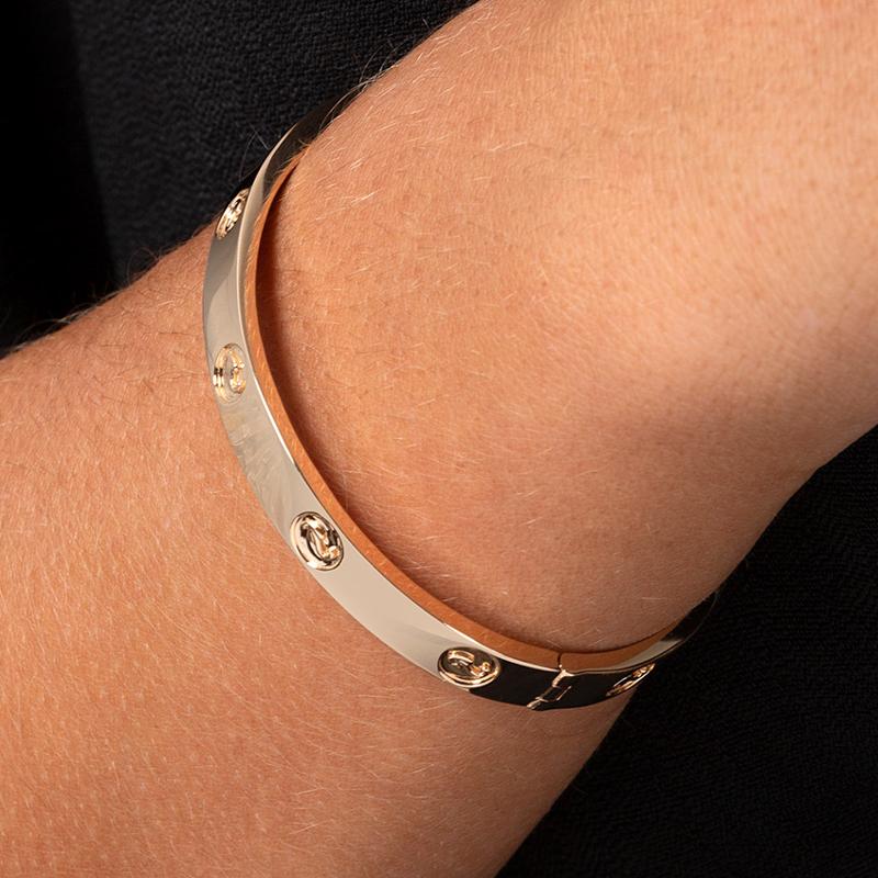 Clogau Tree of Life 1854 18ct Gold Insignia Bangle 1854TOLMNBG