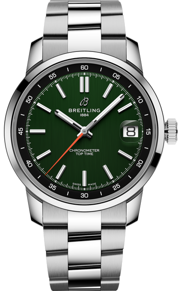 Breitling Watch Top Time B31 Green Bracelet AB3113171L1A1