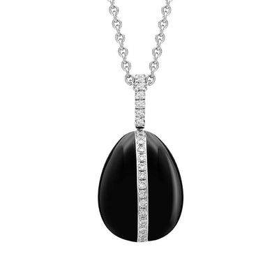 Featured White Gold Whitby Jet Jewellery image