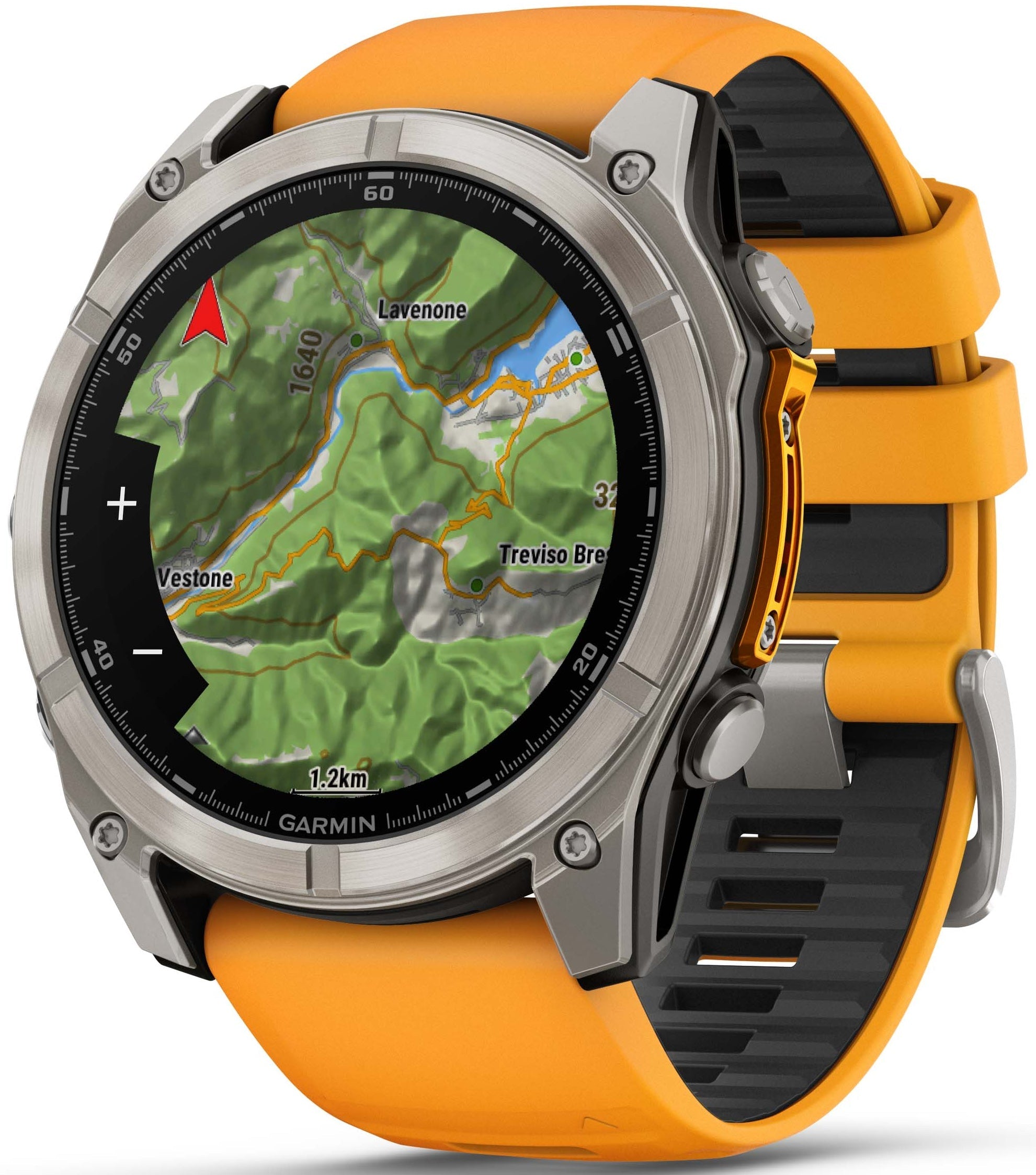 Garmin Fenix 51mm Sapphire AMOLED Graphite Spark Orange Titanium