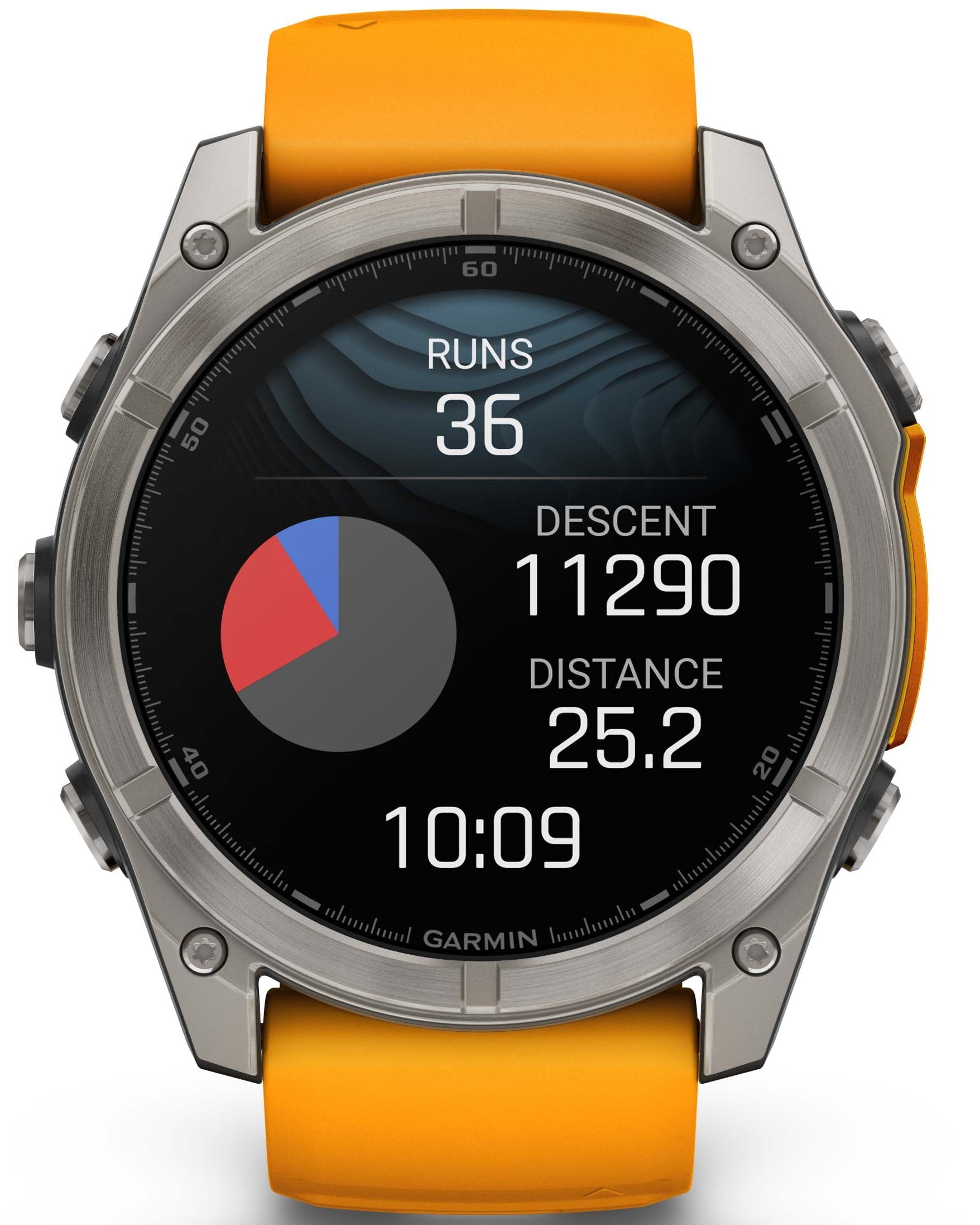Garmin Fenix 8 51mm Sapphire AMOLED Graphite Spark Orange Titanium