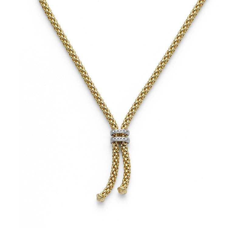 Fope gold necklace top