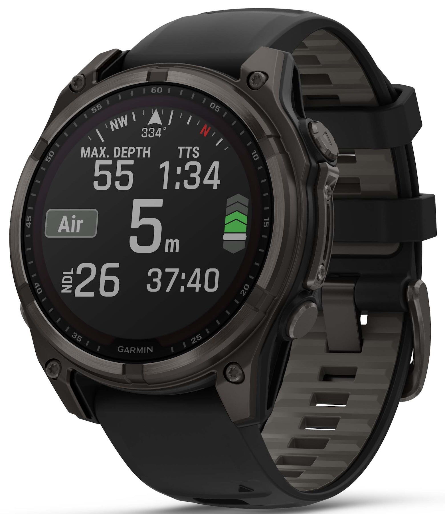 Garmin Fenix 8 51mm Sapphire Solar Carbon Grey DLC Titanium Black