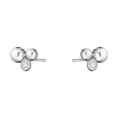 Featured Sterling Silver Diamond Earrings image