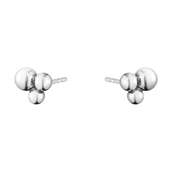 Georg Jensen Moonlight Grapes Sterling Silver Stud Earrings 10014406