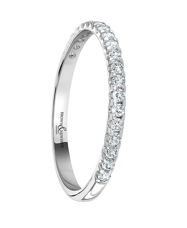 18ct White Gold Diamond 0.20ct Eternity Ring, view 1