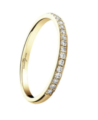 18ct Yellow Gold Diamond 0.15ct Eternity Ring, view 2