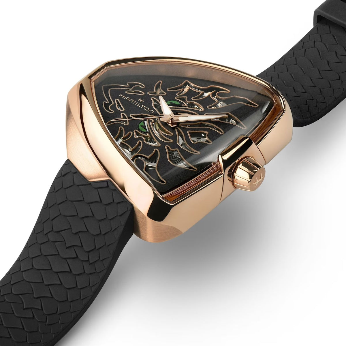 ウ Ventura Elvis80 Skeleton Auto - Dial color:Black - H24525331