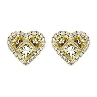 Featured Coloured Diamond Earrings image