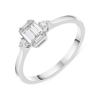Featured 18ct White Gold Engagement Rings Homepage image