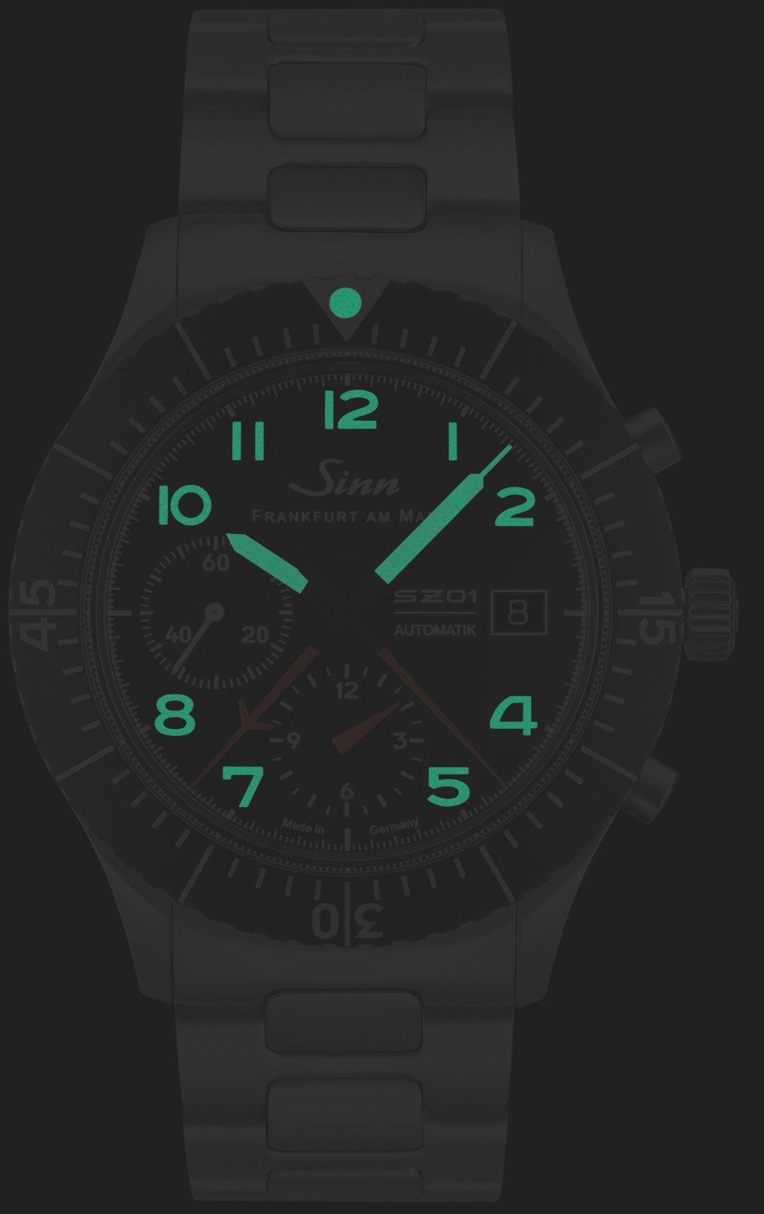 Sinn Vintage Black With Red Seam Watch Vintage Black