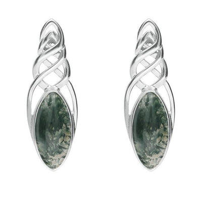 Featured Moss Agate Earrings image