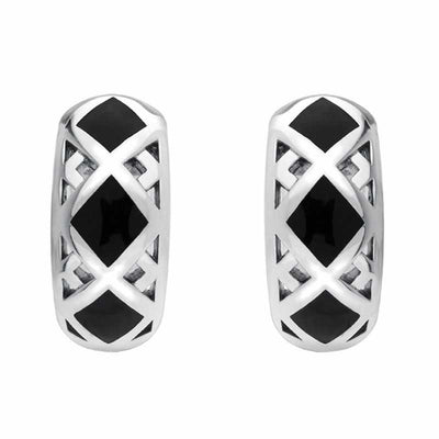 Featured Whitby Jet Hoop Earrings image