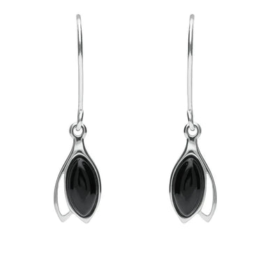 Featured Whitby Jet Drop Earrings image
