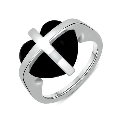 Featured Cross Heart Rings image